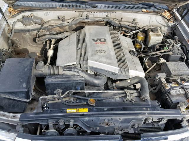 JT3HT05J3Y0115655 - 2000 TOYOTA LAND CRUIS GRAY photo 7