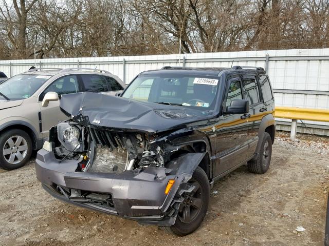 1J4PN3GK7AW148616 - 2010 JEEP LIBERTY RE BLACK photo 2