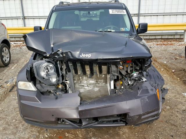 1J4PN3GK7AW148616 - 2010 JEEP LIBERTY RE BLACK photo 7