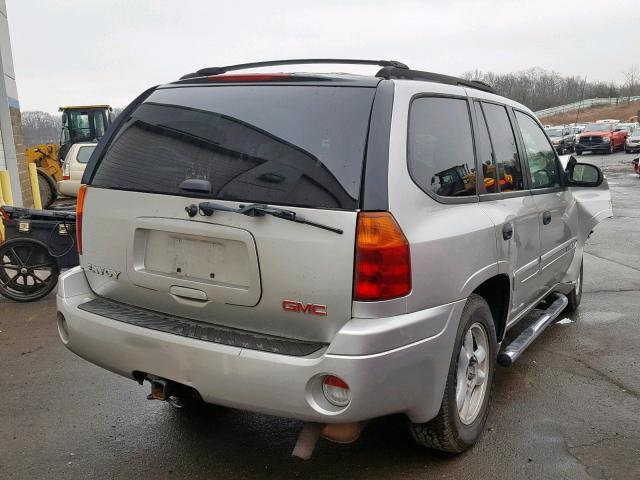 1GKDT13S442326488 - 2004 GMC ENVOY SILVER photo 4