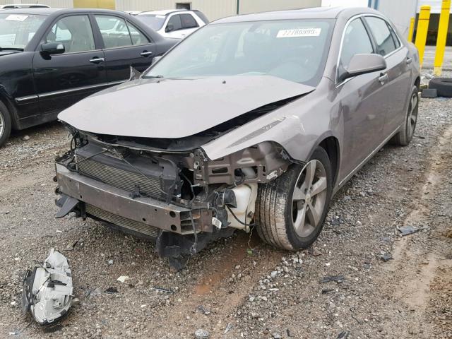 1G1ZC5E14BF176569 - 2011 CHEVROLET MALIBU 1LT ყავისფერი ფოტო 2