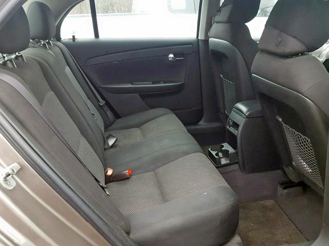 1G1ZC5E14BF176569 - 2011 CHEVROLET MALIBU 1LT ყავისფერი ფოტო 6