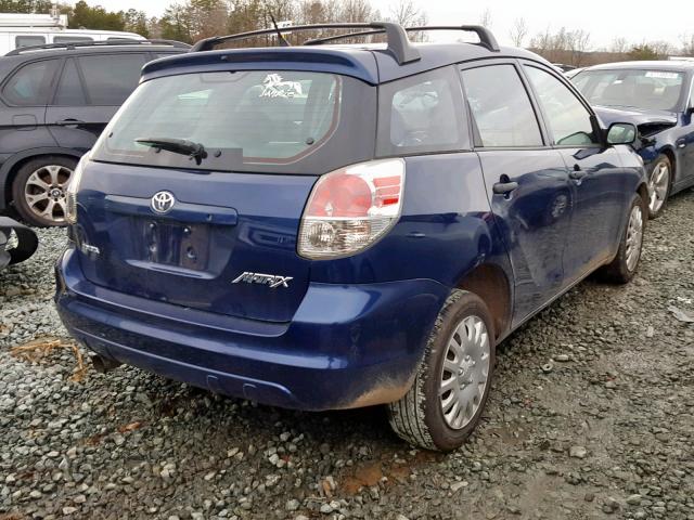 2T1KR30EX7C634556 - 2007 TOYOTA COROLLA MA BLUE photo 4