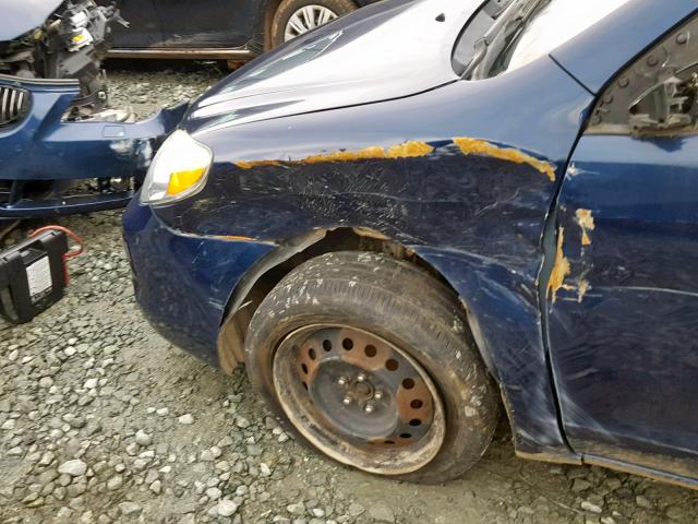 2T1KR30EX7C634556 - 2007 TOYOTA COROLLA MA BLUE photo 9