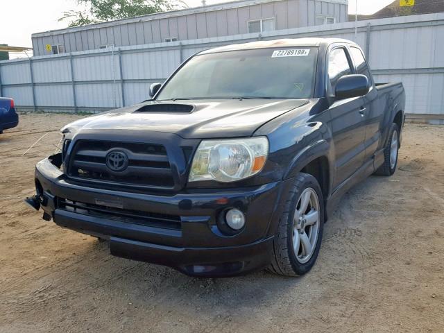 5TETU22N28Z473416 - 2008 TOYOTA TACOMA X-R BLACK photo 2