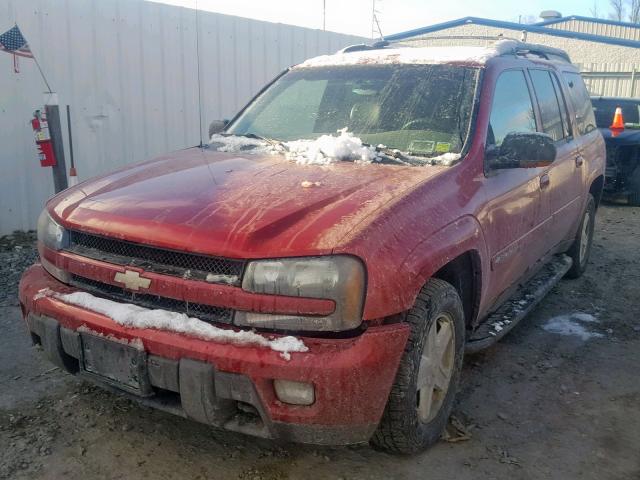 1GNET16S836239722 - 2003 CHEVROLET TRAILBLAZE RED photo 2