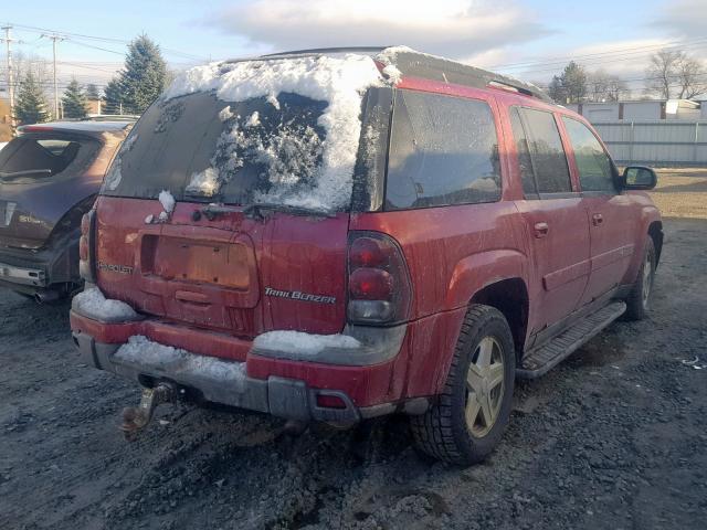 1GNET16S836239722 - 2003 CHEVROLET TRAILBLAZE RED photo 4