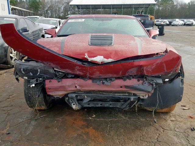 2G1FJ1EJ5E9174960 - 2014 CHEVROLET CAMARO SS RED photo 9