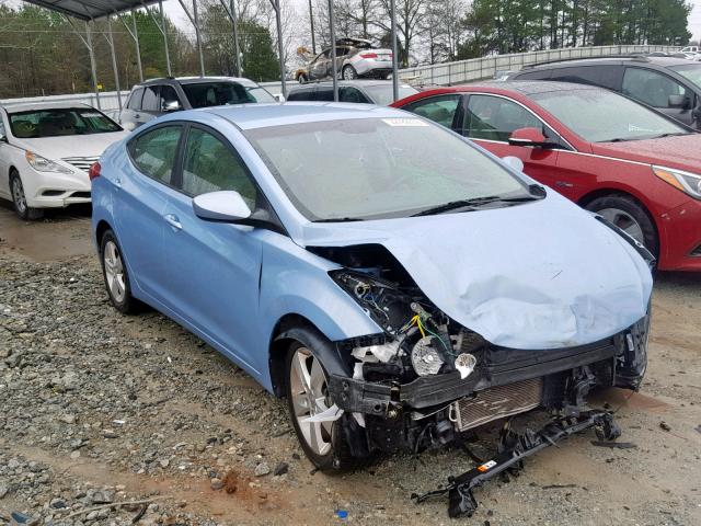 KMHDH4AE9DU778528 - 2013 HYUNDAI ELANTRA GL 蓝色 照片 1