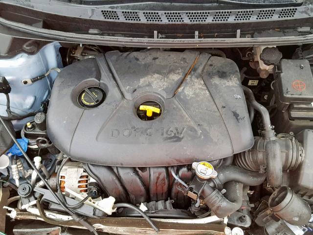 KMHDH4AE9DU778528 - 2013 HYUNDAI ELANTRA GL 蓝色 照片 7