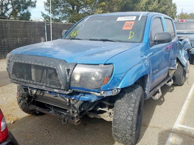 5TELU42N46Z280029 - 2006 TOYOTA TACOMA DOU BLUE photo 1