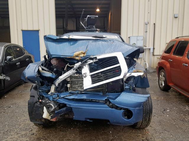 1D7HW48N76S535323 - 2006 DODGE DAKOTA QUA BLUE photo 9