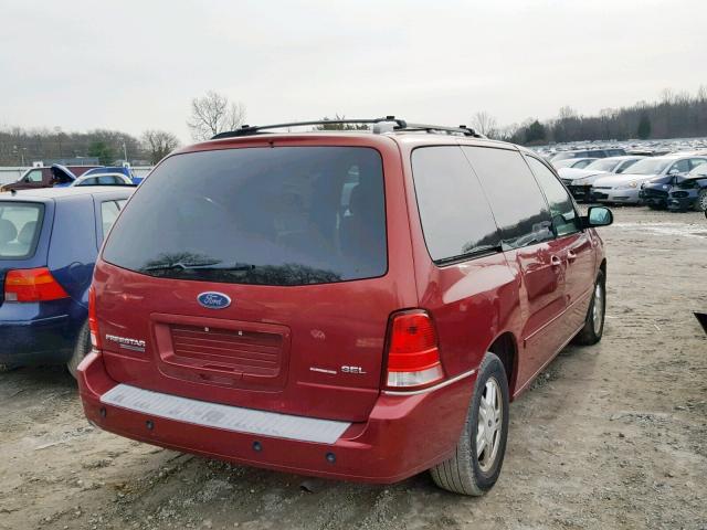 2FMDA52294BA38014 - 2004 FORD FREESTAR S BURGUNDY photo 4