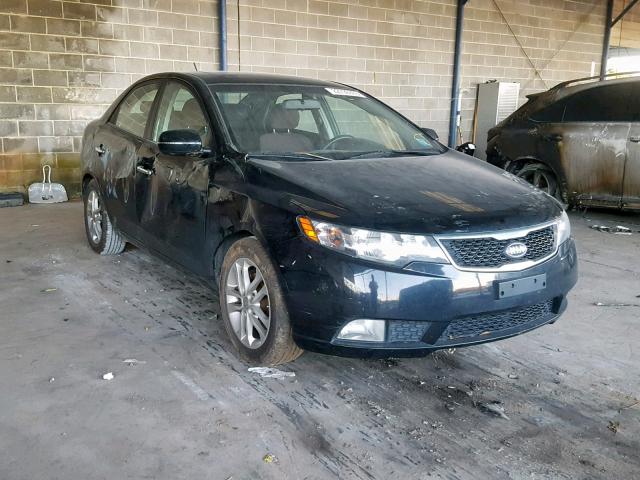 KNAFU4A27B5333563 - 2011 KIA FORTE EX BLACK photo 1