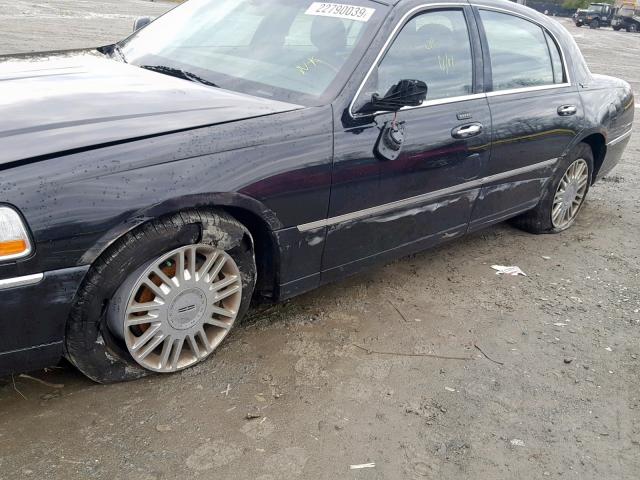 1LNHM82VX7Y629383 - 2007 LINCOLN TOWN CAR S BLACK photo 9