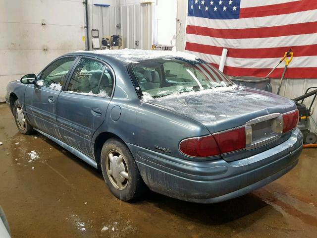 1G4HP54K8Y4206433 - 2000 BUICK LESABRE CU BLUE photo 3