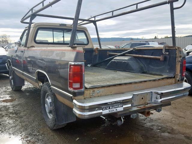 1B7KM2680LS705556 - 1990 DODGE W-SERIES W TWO TONE photo 3