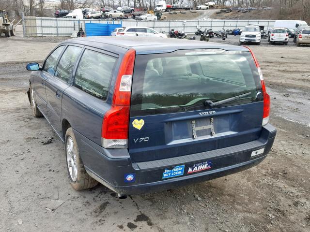 YV1SW640662568684 - 2006 VOLVO V70 BLUE photo 3