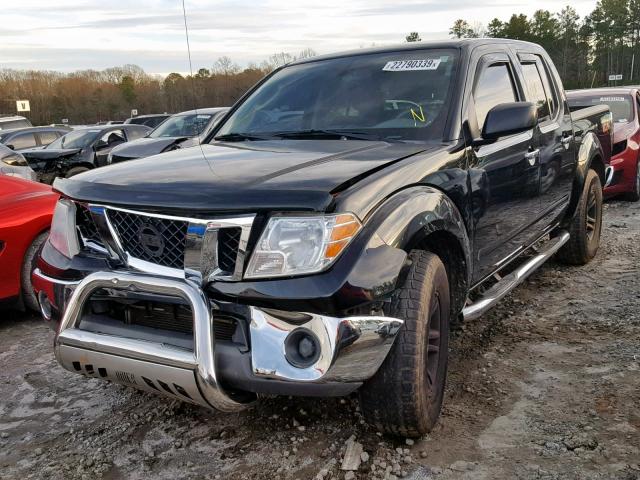 1N6AD0ER0BC420937 - 2011 NISSAN FRONTIER S BLACK photo 2