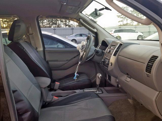 1N6AD0ER0BC420937 - 2011 NISSAN FRONTIER S BLACK photo 5