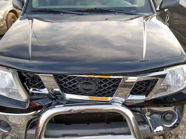 1N6AD0ER0BC420937 - 2011 NISSAN FRONTIER S BLACK photo 7