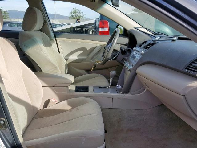 4T1BE46K99U845327 - 2009 TOYOTA CAMRY BASE Gri fotoğraf 5