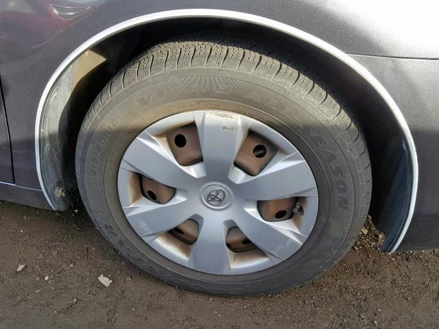 4T1BE46K99U845327 - 2009 TOYOTA CAMRY BASE Gri fotoğraf 9
