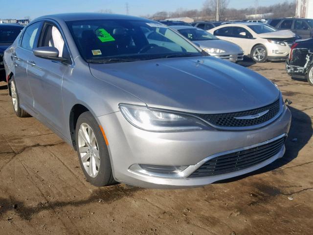 1C3CCCAB5FN639559 - 2015 CHRYSLER 200 LIMITE SILVER photo 1