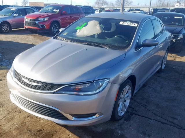 1C3CCCAB5FN639559 - 2015 CHRYSLER 200 LIMITE SILVER photo 2