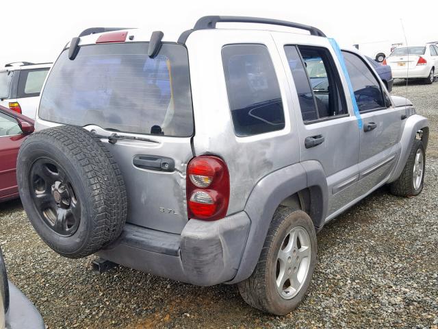1J4GL48K04W214874 - 2004 JEEP LIBERTY SP Gümüş foto 4