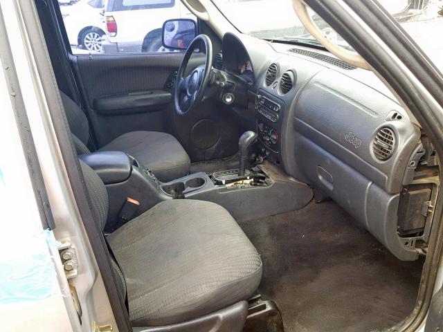 1J4GL48K04W214874 - 2004 JEEP LIBERTY SP Gümüş foto 5