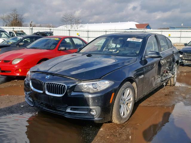 WBA5A7C52GG147681 - 2016 BMW 528 XI შავი ფოტო 2