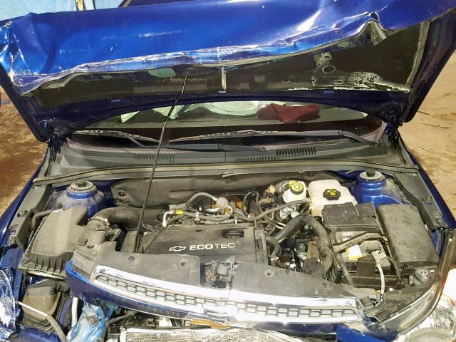 1G1PC5SH1C7174752 - 2012 CHEVROLET CRUZE LS BLUE photo 7