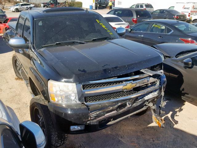 2GCEK13M371534323 - 2007 CHEVROLET SILVERADO BLACK photo 1