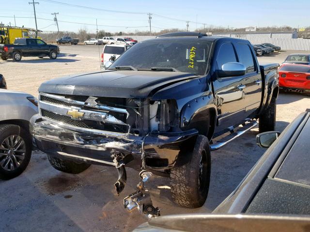 2GCEK13M371534323 - 2007 CHEVROLET SILVERADO BLACK photo 2