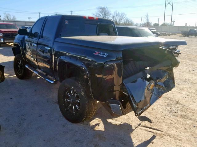 2GCEK13M371534323 - 2007 CHEVROLET SILVERADO BLACK photo 3