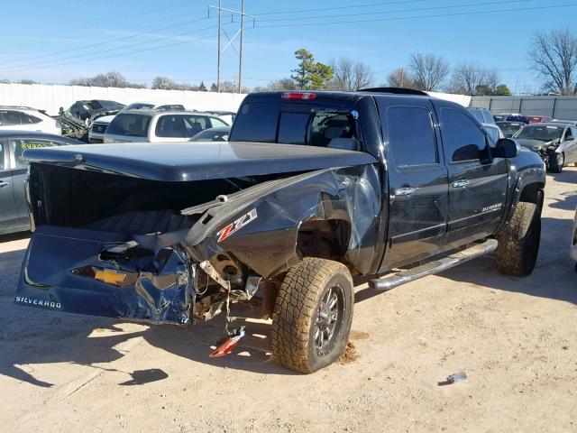 2GCEK13M371534323 - 2007 CHEVROLET SILVERADO BLACK photo 4