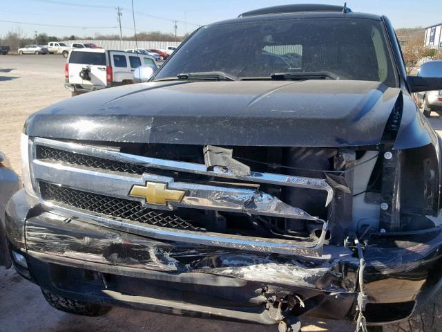 2GCEK13M371534323 - 2007 CHEVROLET SILVERADO BLACK photo 7