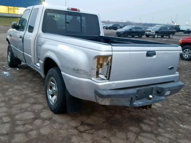 1FTYR44U62PA76023 - 2002 FORD RANGER SUP SILVER photo 3