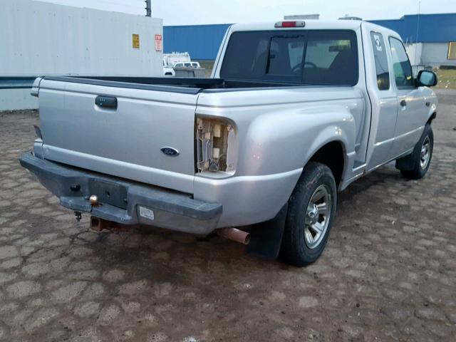 1FTYR44U62PA76023 - 2002 FORD RANGER SUP SILVER photo 4