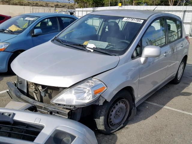 3N1BC1CPXCK255348 - 2012 NISSAN VERSA S SILVER photo 2