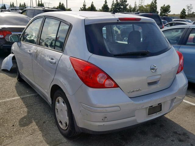 3N1BC1CPXCK255348 - 2012 NISSAN VERSA S SILVER photo 3