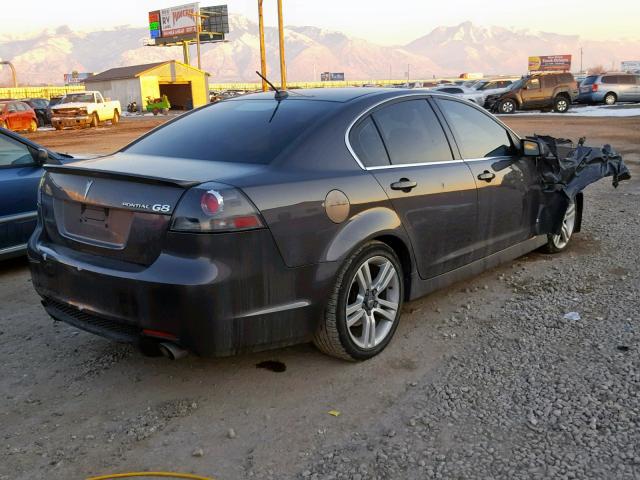 6G2ER57789L182609 - 2009 PONTIAC G8 BLACK photo 4