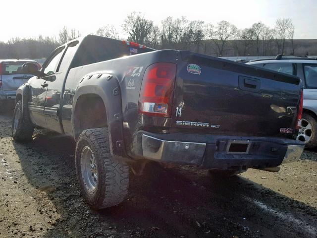 1GTEK19J47Z508186 - 2007 GMC NEW SIERRA BLACK photo 3