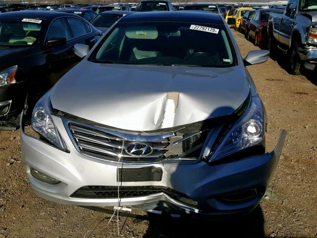 KMHFH4JG6EA383137 - 2014 HYUNDAI AZERA GLS SILVER photo 9