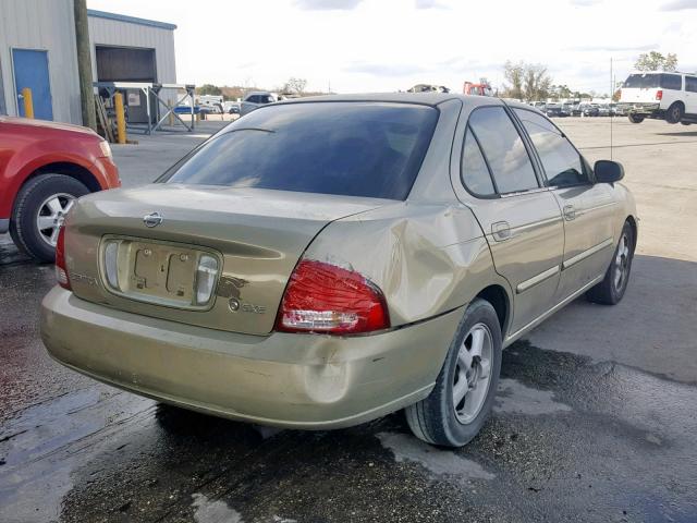 3N1CB51D0YL301858 - 2000 NISSAN SENTRA BAS GOLD photo 4