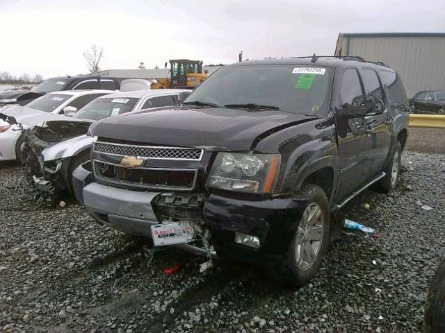 1GNFK26389R126642 - 2009 CHEVROLET SUBURBAN K BLACK photo 2