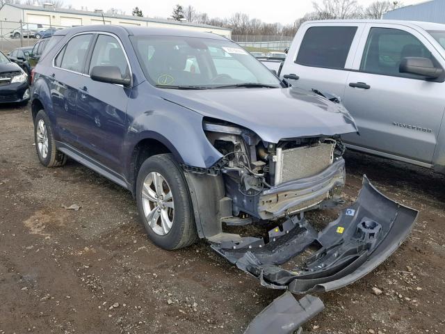 2GNFLEEK3E6111334 - 2014 CHEVROLET EQUINOX LS BLUE photo 1