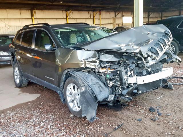 1C4PJLAB5GW158807 - 2016 JEEP CHEROKEE S მწვანე ფოტო 1