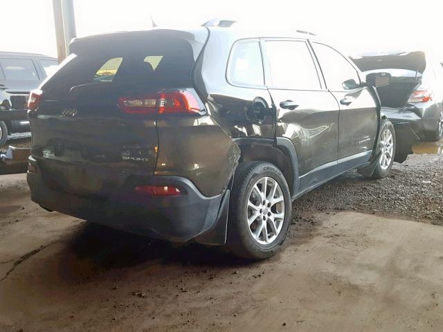 1C4PJLAB5GW158807 - 2016 JEEP CHEROKEE S მწვანე ფოტო 4